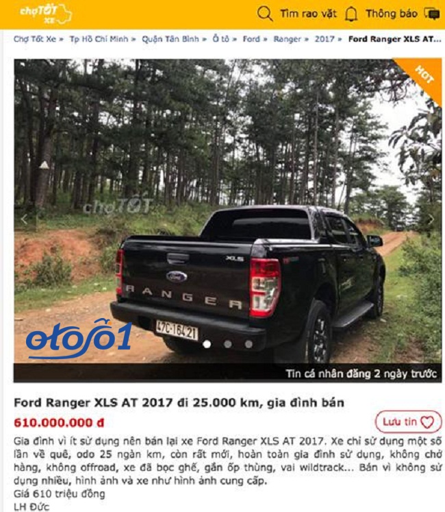 Ford Ranger cũ: Bảng giá xe Ford Ranger cũ 2