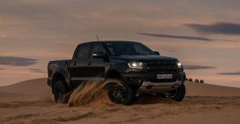 Nội thất Ford Raptor khoang lái và bảng taplo