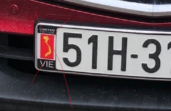 Ép biển số ô tô khung biển số bản đồ Việt Nam có bị phạt không? 3