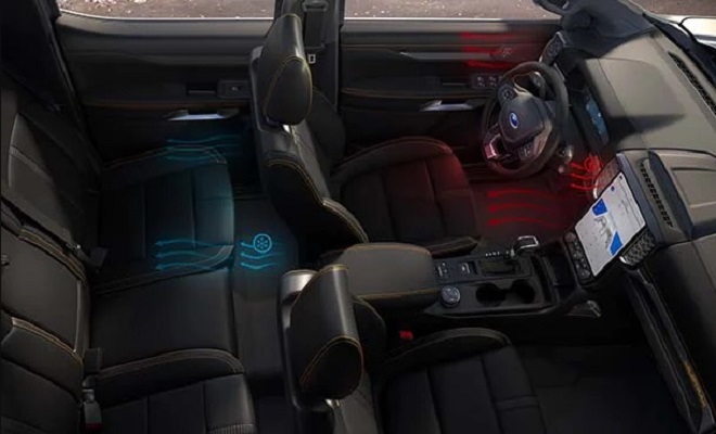 Ford Ranger 2022 sẽ có nội thất với nhiều công nghệ và tiện ích