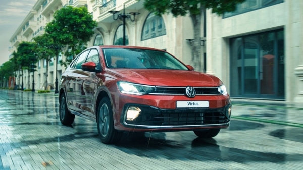 Sedan cỡ B Volkswagen Virtus 2023 hơn gì Toyota Vios mà giá gần gấp đôi?